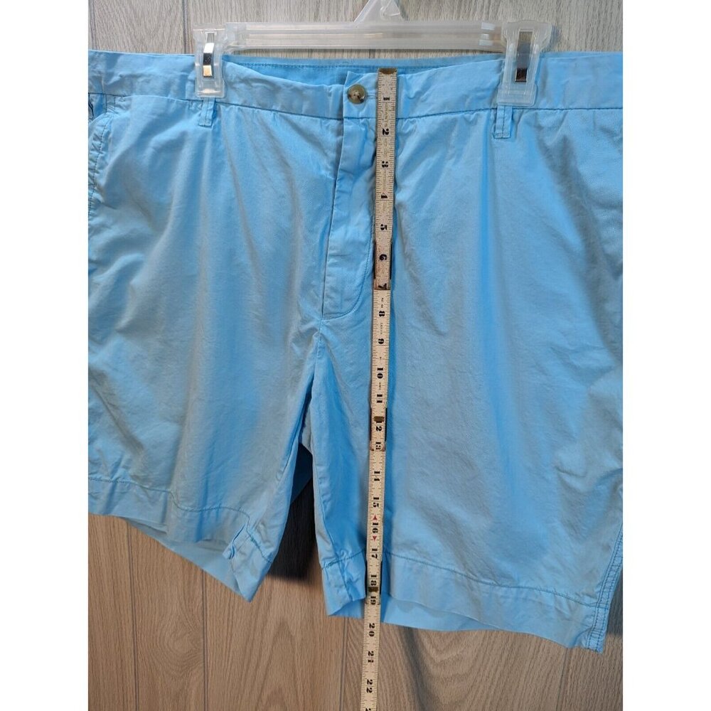 Polo Ralph Lauren Shorts Mens 42 Light Blue Chino Straight Fit Flat Straight 9" - Picture 8 of 8